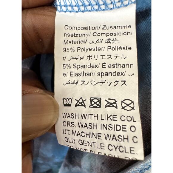 Romwe Sapstudio Skull Tie-Dye Graphic Tee Dominate Worldwide Size Large Goth Y2K - Picture 5 of 6